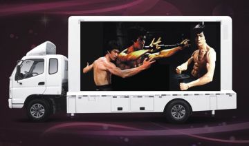 192 X 192mm P12 Truck Mounted Led Display High Resolution 16 X 16pixel , Led Video Walls