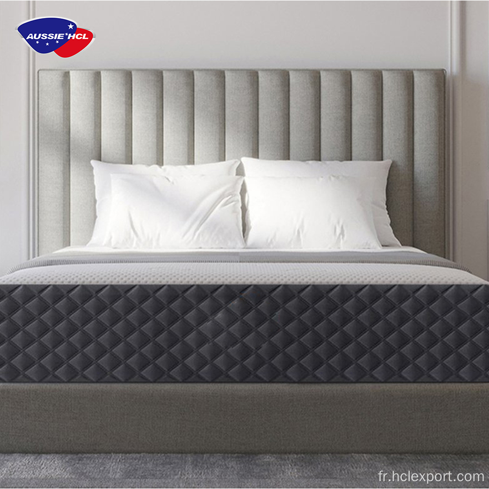 Matelas chaud avec ressort de poche et mousse à mémoire