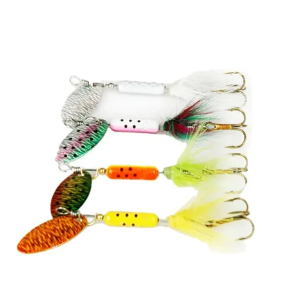 JOHNCOO Fishing Lure Metal Spinner Bait for Bass