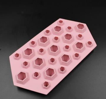 Fancy Diamond Shape Silicone Ice Candy Jelly Mold