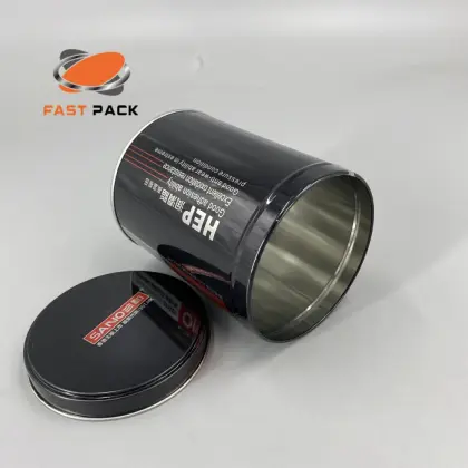 lubricating grease packaging tin can,round metal tin can