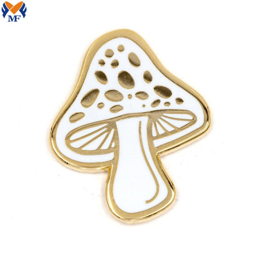 Metal Customized Golden Plant Enamel Pin Badge