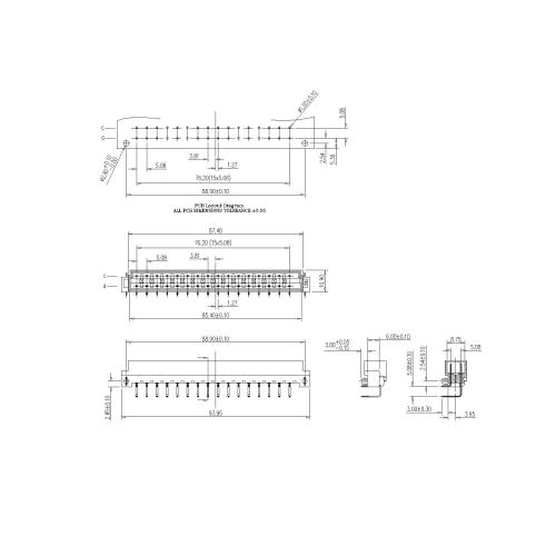 DIN41612 Right Angle Male Type High Power Connectors