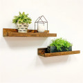 Wood Home Decor Floating Wall Mounted Book Shelf