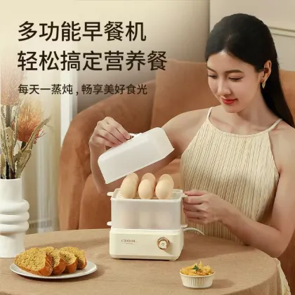Household steaming egg machine for breakfast
