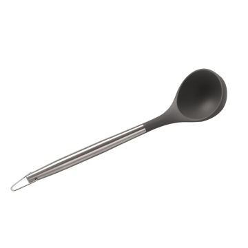 Meestro di zuppa di silicone con manico SS - strumento da cucina antiaderente