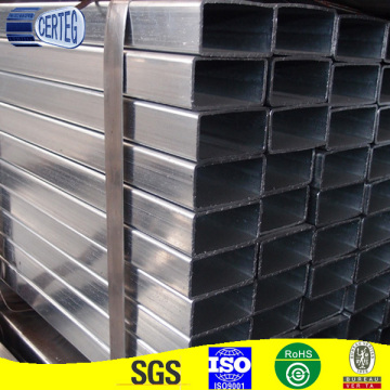 SS400 Galvanized Rectangular RHS steel pipe with COC