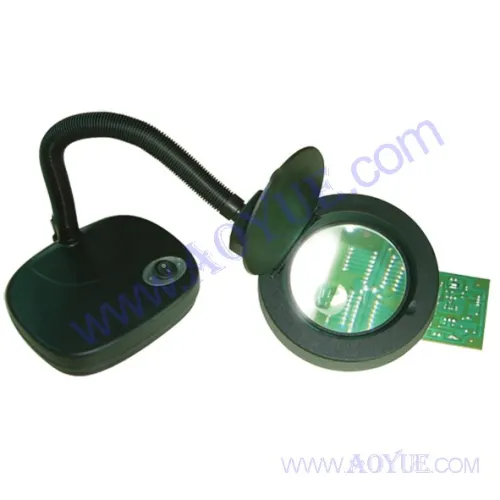 Laboratory Magnifier Lamp Aoyue 929 Florecent Magnifying Lamp, High