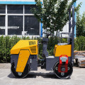 1 tonelada Mini Vibratory Road Roller Double Drum Vibratory Vibratory en Road Roller