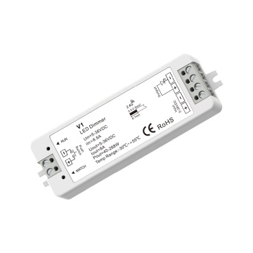 HOT SALE! 5-36V 1 Channel 8A Push DIM Brightness 2.4G RF Wireless LED Controller