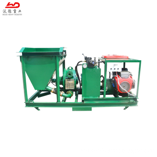 Affordable Low-Maintenance Gasoline-Powered Cement Concrete Mixer and Shotcrete Pump with Hose System