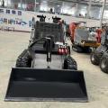 Mini skid steer loader yang kuat dengan lampiran