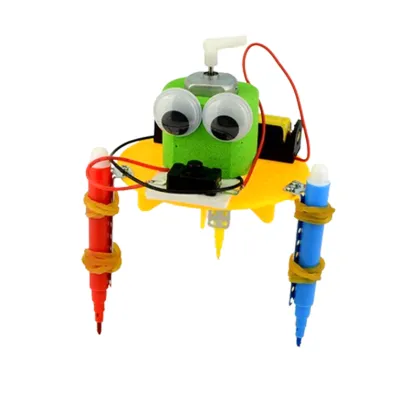 Creative DIY Science Gizmo: Graffiti Robot Puzzle for Kids