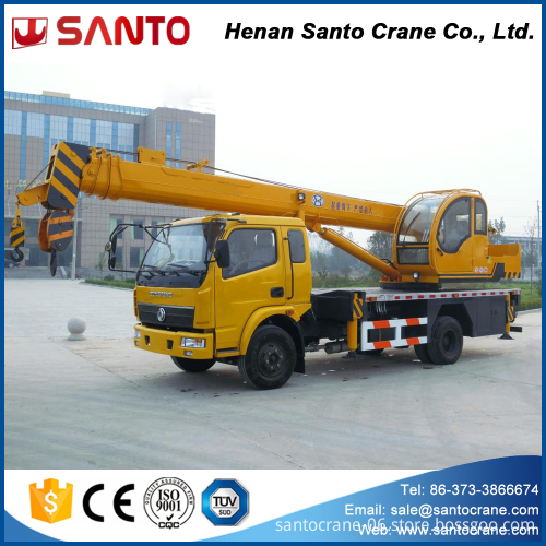 Telescopic Boom Dongfeng Truck Crane 8T for Sale