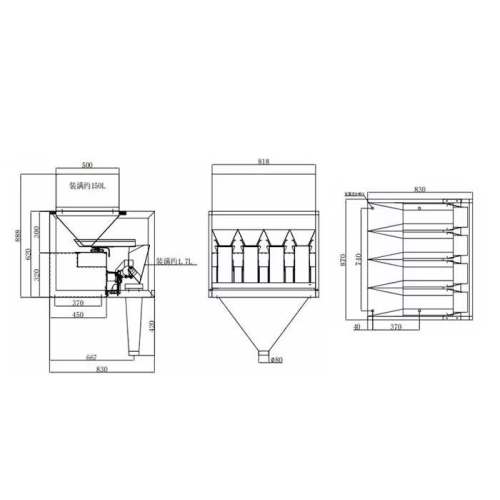 Multi-Head Linear Weigher for Food Packaging