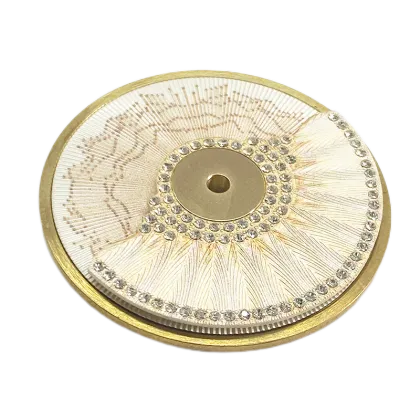 Rotating Rotor design with diamonds on Watch dial