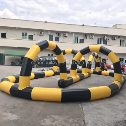 Inflatable Outdoor Adult Go Kart Track for Sports Games