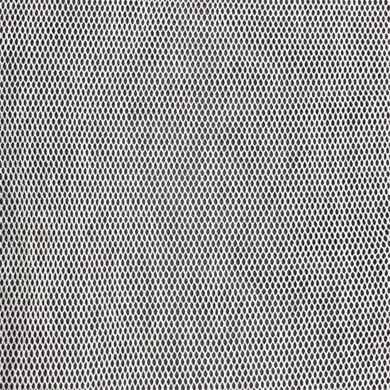 White Polyester Cotton Hexagon Mesh Tulle fabric