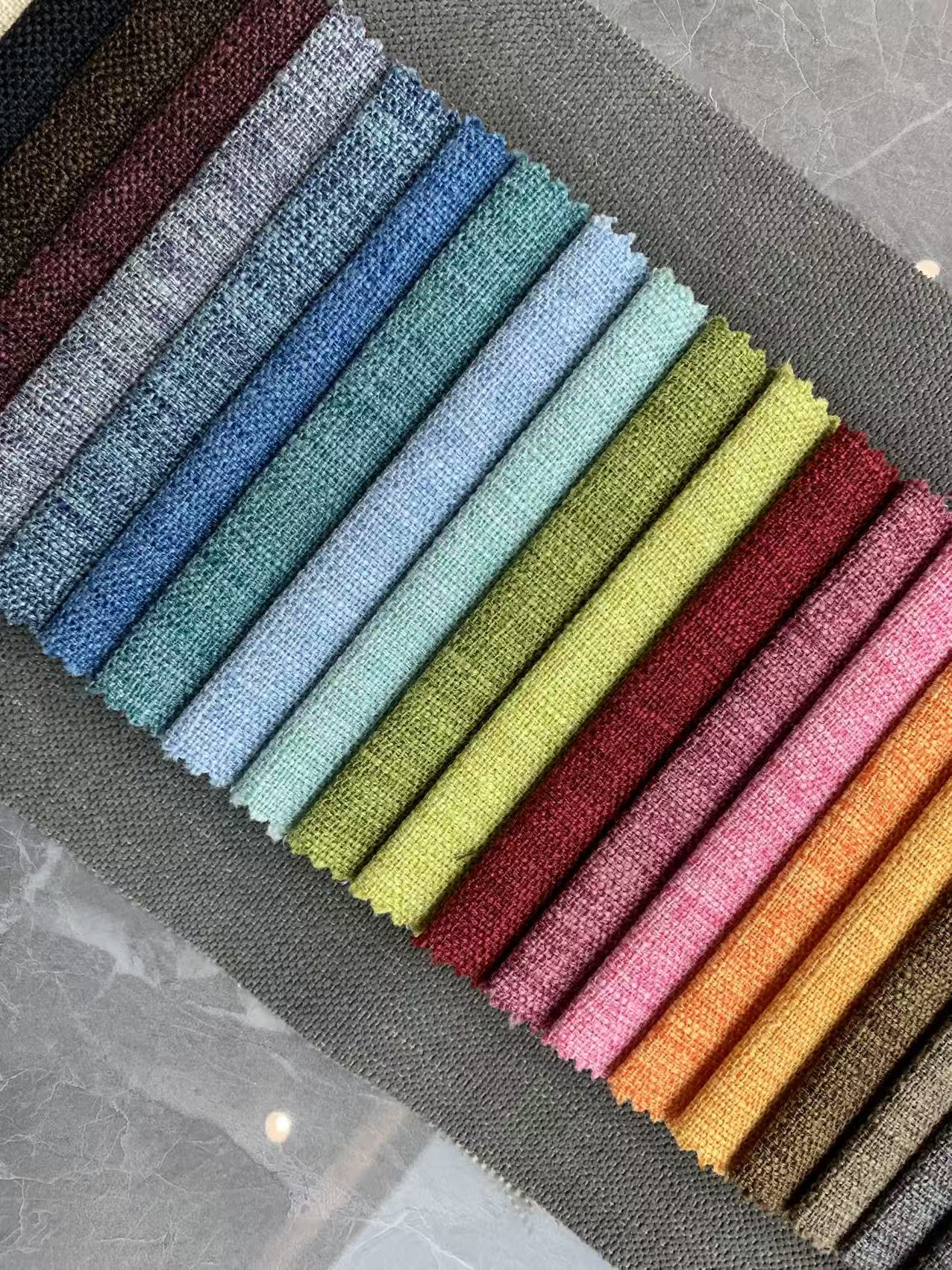 Linen Material Sofa Fabric