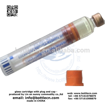 1.5ml/3ml carpule plungers caps glass cartridges