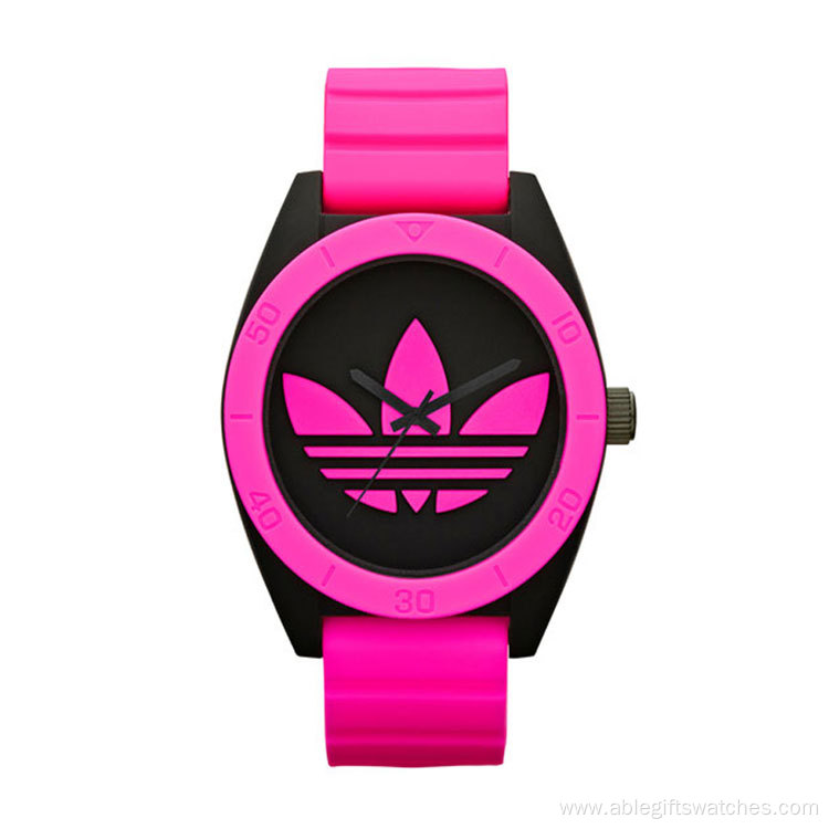 Student Colorful Quartz Silicone Watch