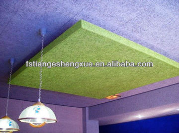 fireproof painted wood wool acoustic panel;wood fiber cement acoustic board