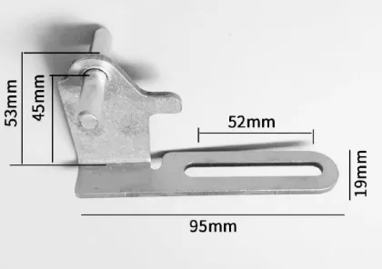Stainless steel refrigerator door hinge