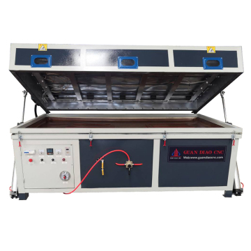 Full Automatic Wood Kitchen Cabinet Door Vacuum Membrane Press Machine Price