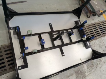 Custom Heavy Duty Automotive Component Steel Transport Rack