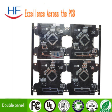 Double Copper Multilayer Assembly PCB with Black Printed Circuit Board