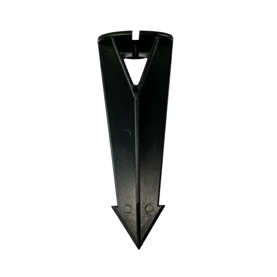 Landscape light PVC stake with slotting channel