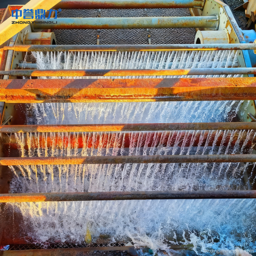 Тэхналогія лініі апрацоўкі каменнага золата 200 TPH