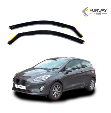 Ford Fiesta MK8 2017-onwards 5 Door Hatchback Car Accessories - Window Visor, Sun Shield, Rain Guard