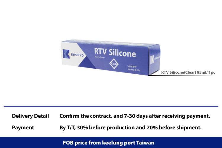 Silicone RTV para instalações de banheiro