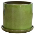 Retro Flower Pot Flower Pot With Ceramic Saucer