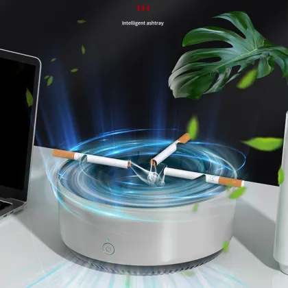 Negative Ion Smart Ashtray with Humidifier for Smoke and Dust Removal