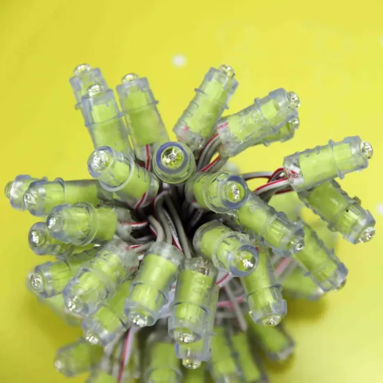 9mm Waterproof IP67 F5YELLOW Single Color 0.15W Outdoor DC5V Led Smart Pixel