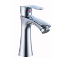 Bathroom Single Lever Chrome Taps And Brass White Faucet Water Tap Wash Basin Mixer