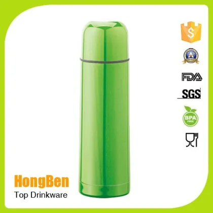 metal body one color spray vacuum flask brand