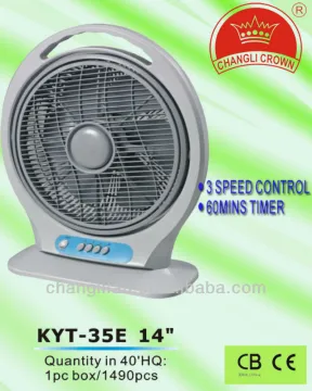 14 inch electric box fan