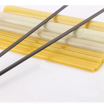 Fiberglass material and custom-sized fiberglass rods