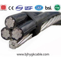 1000v aluminum conductor pvc insulation black abc cable electrical cables