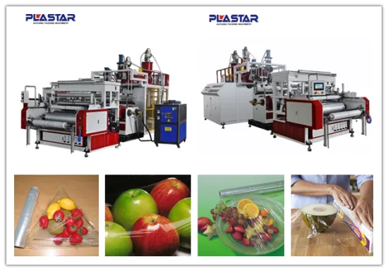 automatic plastic stretch packing film extruder machine