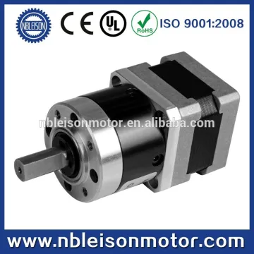 low noise, 35mm nema 14, hybrid 2 phase planetarty geared stepper motor