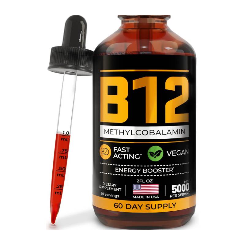 Vitamin B12 Sublingual Methylcobalamin B12 Vitamins Drops