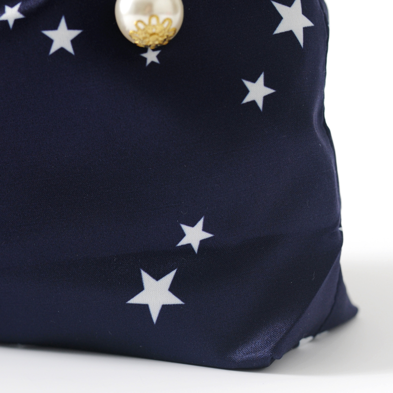 Star Printing Satin Bag