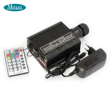 Synchronize 16W Fiber Optic Projector DMX LED with Fiber Optics for Ceiling Starry Decor