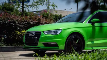 PET Glossy Viper Green Color Vinyl Wrap