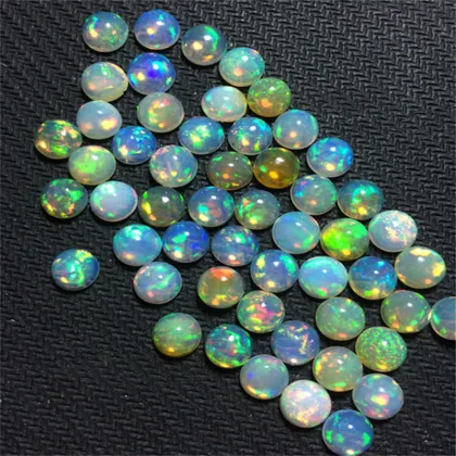 High Quality Natural Ethiopian Opal Bulk Fire Opal Gemstone
