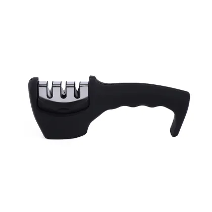 3-Stage Tungsten Steel Manual Knife Sharpener: Precision Sharpening Tool for Kitchen Knives